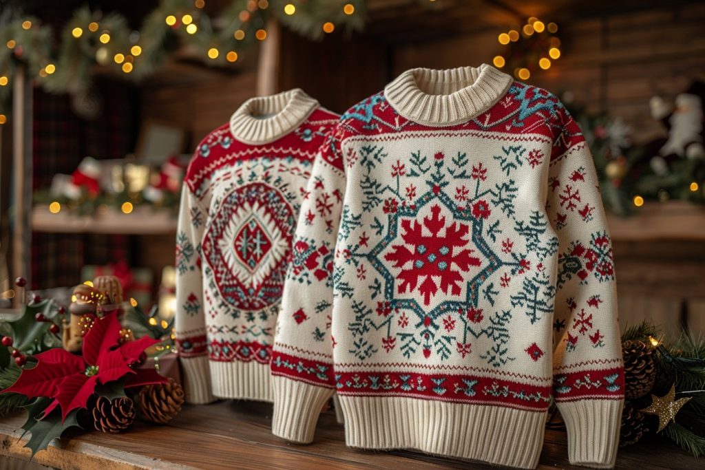 Créez une ambiance de noël unique avec nos pulls drôles et vos décorations