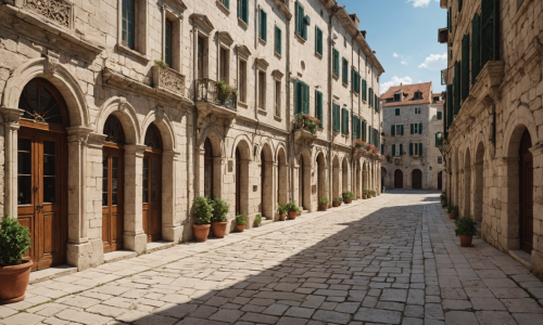 découvrez le patrimoine de split à travers ses palais antiques magnifiquement rénovés et ses ruelles historiques pleines de charme. plongez dans une ambiance unique entre histoire et modernité au cœur de la croatie.