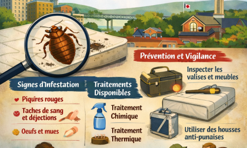 Faire face aux punaises de lit dans la région sherbrookoise : guide pratique pour les résidents