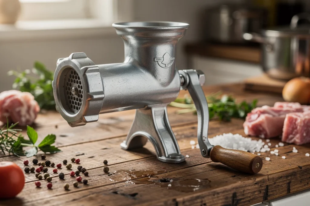 Tout savoir sur le hachoir à viande manuel : l’allié incontournable en cuisine