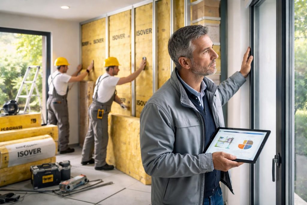 Réaliser un diagnostic immobilier complet et rénover avec isolation thermique Saint Gobain performante