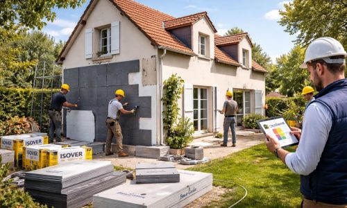 rénover votre maison familiale grâce au diagnostic dpe qualit'enr et aux travaux d'isolation avec saint gobain pour un habitat plus performant et économe en énergie.
