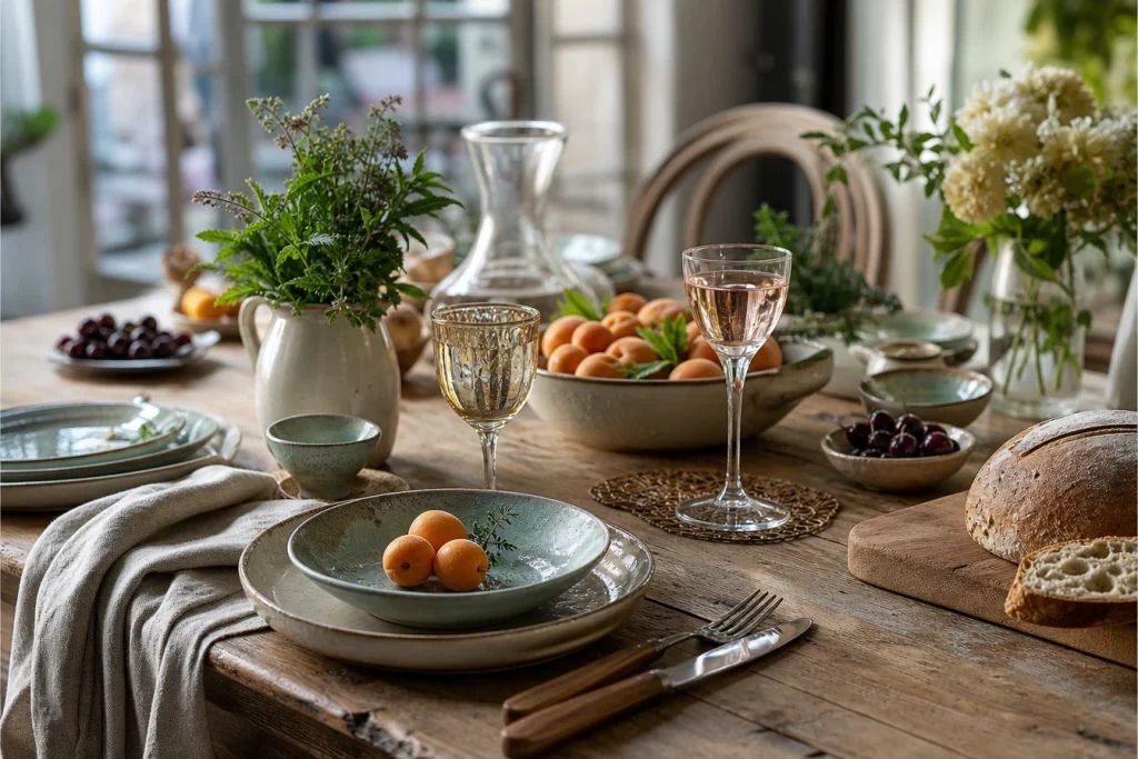 Du petit-déjeuner à l’apéritif, faites de votre vaisselle un véritable fil conducteur déco