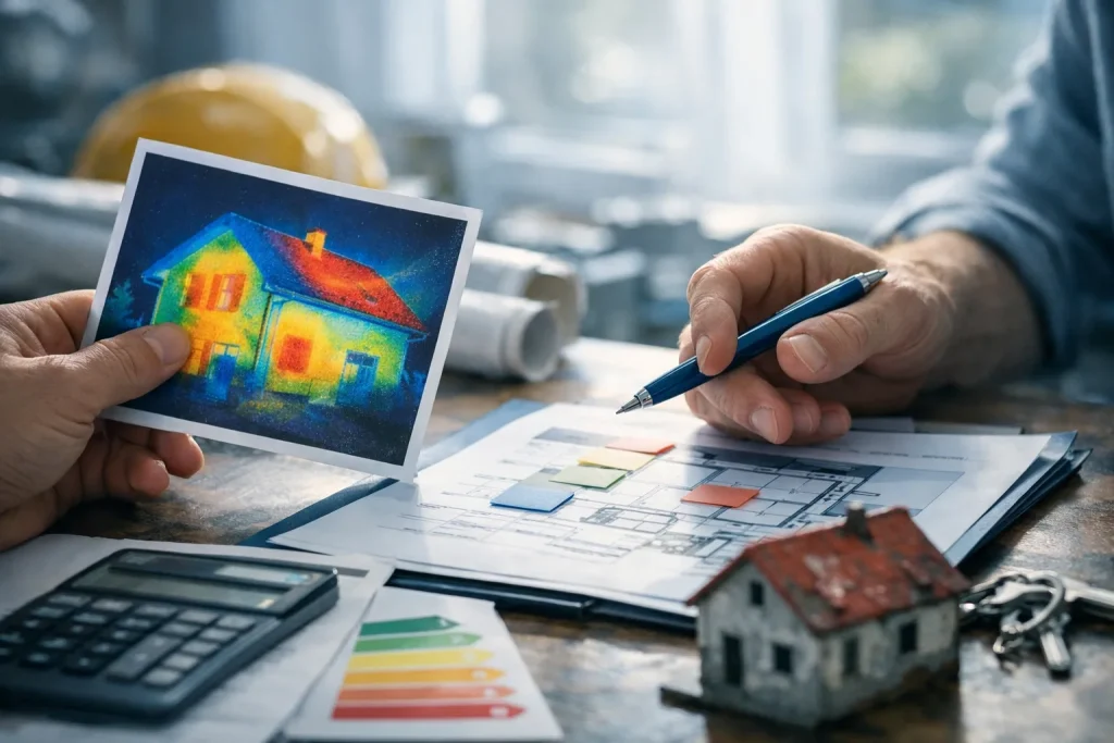 Acheter une passoire thermique : décote, travaux et calendrier de location